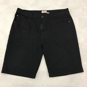 Ablanche New‎ York Made with Dignity Men's Size 42 Black Denim Jean Shorts